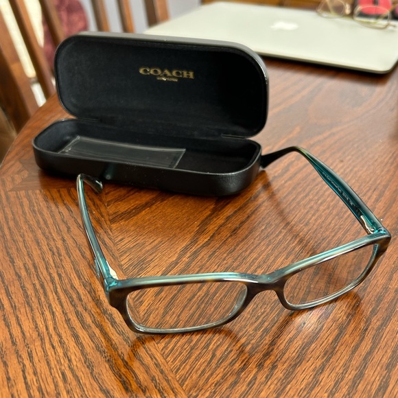 Coach Accessories - Coach Brooklyn HC 6040. Dark Tortoise / Teal
Eyeglasses Frames